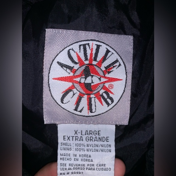 90s Purple and Black Half-zip Windbreaker, XL - Active Club - Picture 3 of 6